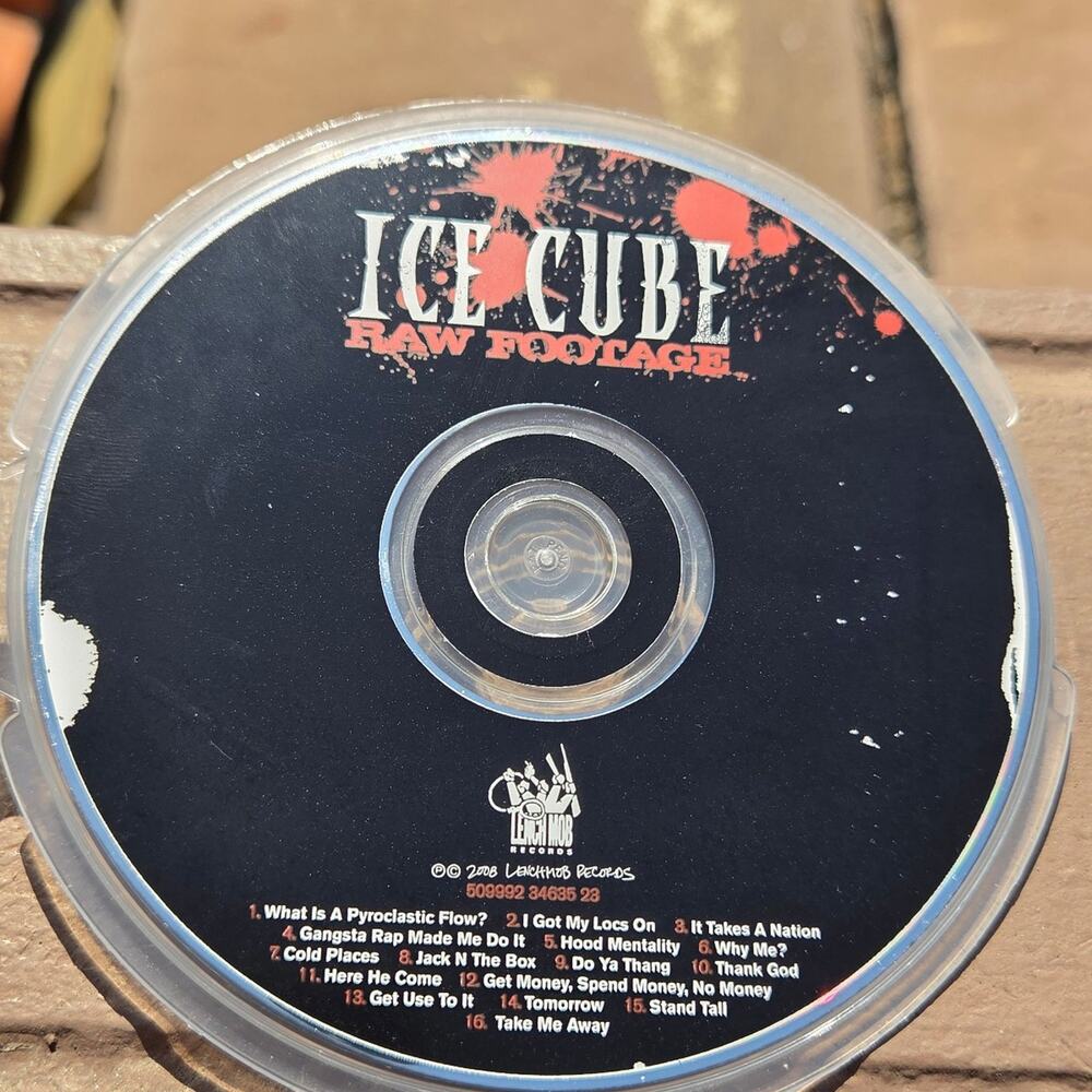Ice Cube RAW FOOTAGE CD RAP HIP HOP